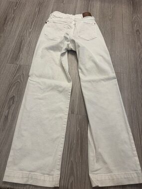 Judy Blue White High-Rise Wide Leg Jeans